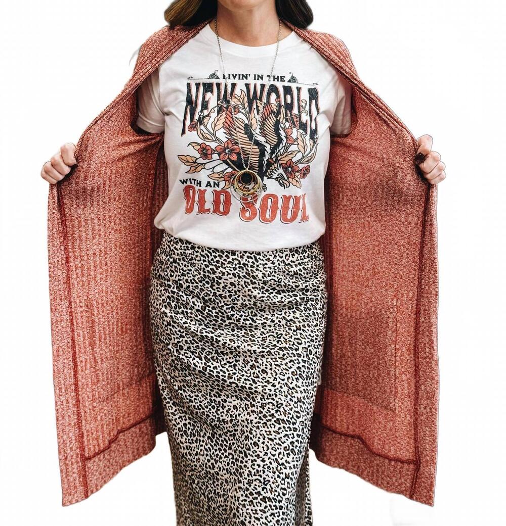 NEW TICKLED TEAL the ember cardigan in red